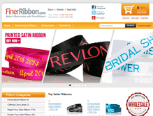 Tablet Screenshot of finerribbon.com